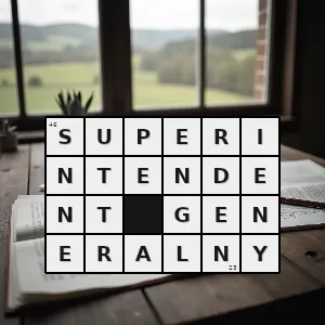 Hasło krzyżówkowe głowa kościoła protestanckiego w danym kraju - superintendent generalny – rozwiązanie, synonimy, podpowiedzi i definicje krzyżówkowe